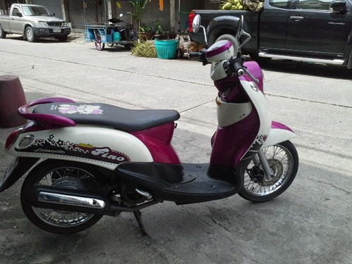 ขายด่วน  fino ปี 53 ชมพู ครีม รถบ้าน เครื่องเดิม แน่น ไม่หลวมไม่มีควันขาว เอกสารครบถ้วน