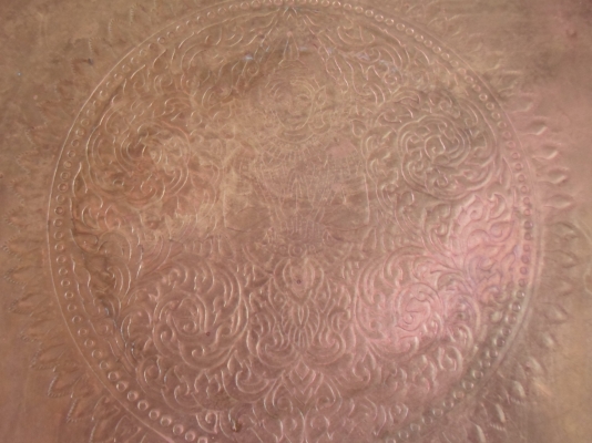 ถาดทองเหลือง ลายเทพพนม มี 3 ใบ ขายยกชุด แค่ 4,000