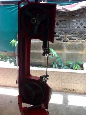 ขายBandsaw 4.5" ตัดเหล็ก พร้อมใบเลื่อย 15ใบให้ไปใช้งานยาวๆ 8900 บาทมีรูป