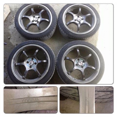 ขายแม็กมือ2 Advan RG-D ขอบ 17 4รู100 ราคา 7,300 บ **ไม่มียาง**