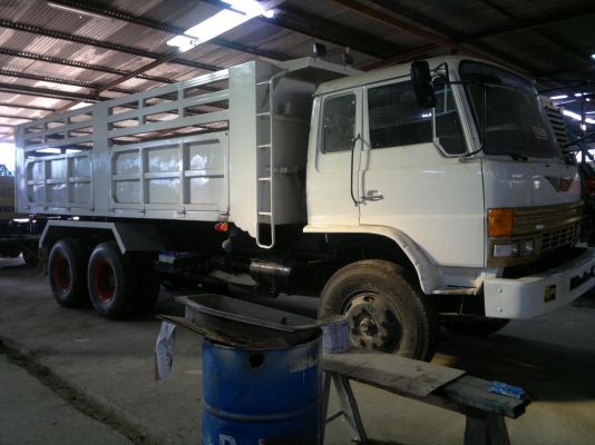 ขายรถ 10 ล้อ 2 เพลา กระบะเหล้กดั้ม HINO FM227 วางเครื่อง.EP100 ( 285 แรง เทอร์โบ ) กระบะสวย คัสทรีสวย