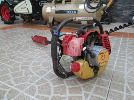 รหัส:12000987เครื่องเจาะดินเครื่องMitsubishi T170(3.0PS.)เหมาะใช้เจาะดินวางหลุมปลูกต้นไม้หรืองานเจาะดินนำเสาwww.nihonmono.com