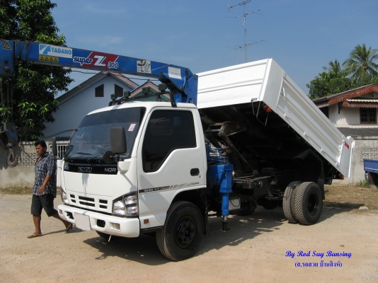 ขาย 6 ล้อ อีซูซุ NQR 150 แรงดัมพ์พร้อมเครน 3 ตัน สภาพสวยจัดกว่า 90\% เครื่องแน่น คัสซีสวยกิ๊ป สนใจชมรถก่อนได้ครับ