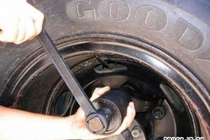 ชุดบล็อคขันล้อสำหรับรถบรรทุก 6-10 ล้อ ไม่ต้องต่อแป๊ปโหนหลายคน 08-514-77112