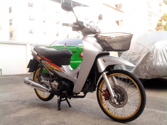 ขออนุญาติขาย HONDA WAVE 125S U-Box มือเดียว สีเทาดำ ล้อทอง