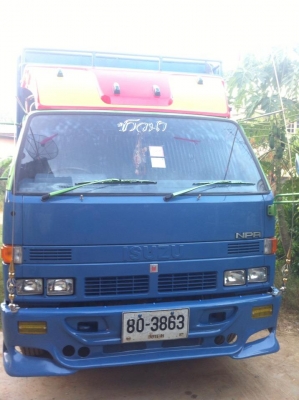 ่หกล้อNPR115แรงรถดั้มเกษตรช่วงล่างFพวงมลัยเพาเวอร์แอร์เย็นยางสวยรถพร้อมใช้