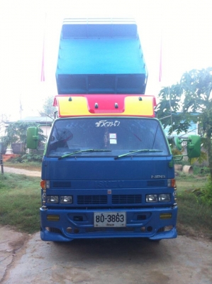 ่หกล้อNPR115แรงรถดั้มเกษตรช่วงล่างFพวงมลัยเพาเวอร์แอร์เย็นยางสวยรถพร้อมใช้