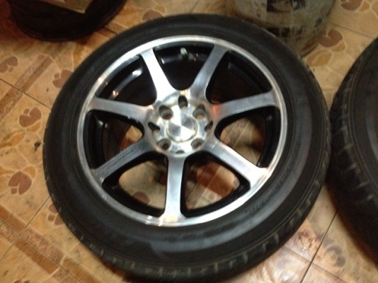 ขายแม็กซ์มือ2 Lenso Blit ขอบ15 4รู100/114 + ยาง 7,500 บาท ราคาถูก