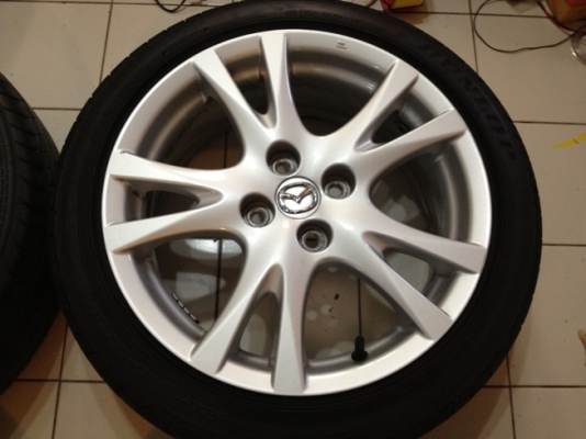 ขายแม็กซ์เดิมมือ2 ขอบ16 ตัว Top Mazda 2 4/100+ยางปี10 7,500 บาท ราคาถูก