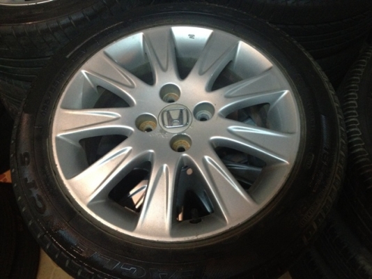 ขายแม็กซ์เดิมมือ2 Honda Jazz ขอบ15 4 รู100+ยาง ราคา 5500 บาท ราคาถูก