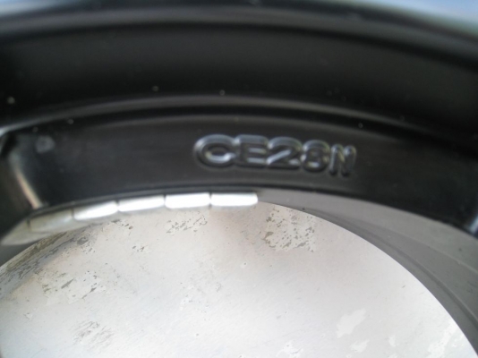 ขายล้อแม็ก ce28n 15"x6.5"  4/100,114 et40 +ยางปี10 (081-3747940)