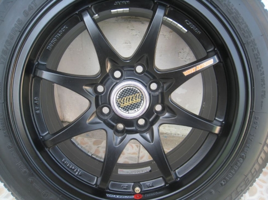 ขายล้อแม็ก ce28n 15"x6.5"  4/100,114 et40 +ยางปี10 (081-3747940)