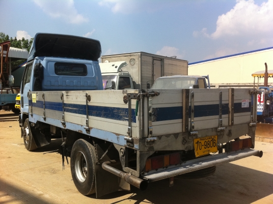 ขายรถบรรทุก 6 ล้อ ISUZU NPR เครื่อง 4HE1 TURBO กระบะอลูมิเนียม ยางเรเดียลสภาพ 90\% กว้าง 2.15 เมตร ยาว 4.40 เมตร