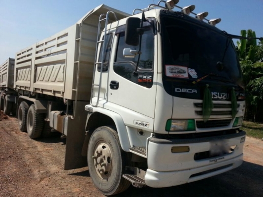 รถอิซูซุ 10 ล้อดั๊ม  320 แรงม้า ปี 50 ( ขายแม่ลูก )   สนใจติดต่อ 081 - 6079515