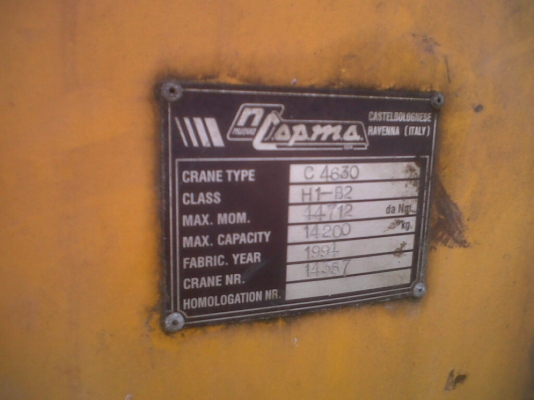 ขายเครนพับติดรถขนาด14ตันถูกๆ