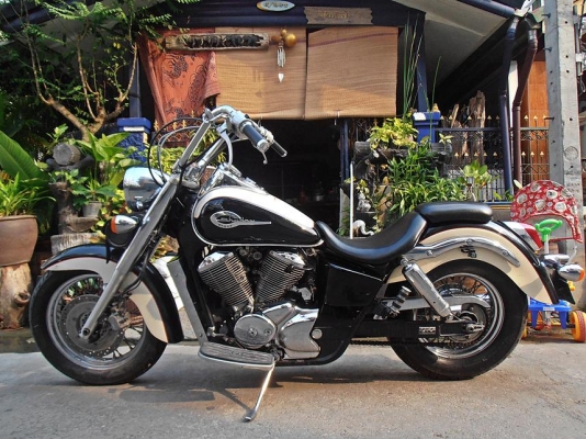 ((ขายเเล้วครับ)) HONDA Shadow 750 cc.  ทะเบียนแท้ ขอบคุณพี่เสือครับ