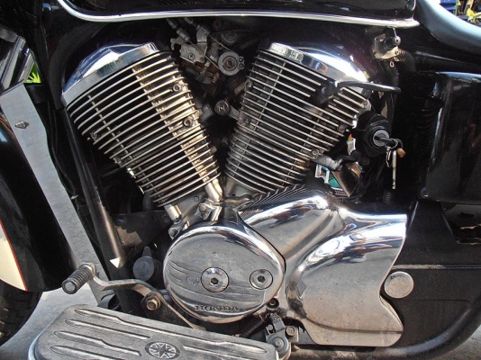 ((ขายเเล้วครับ)) HONDA Shadow 750 cc.  ทะเบียนแท้ ขอบคุณพี่เสือครับ