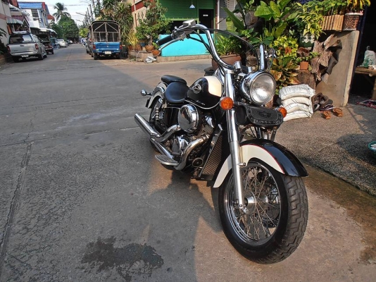 ((ขายเเล้วครับ)) HONDA Shadow 750 cc.  ทะเบียนแท้ ขอบคุณพี่เสือครับ