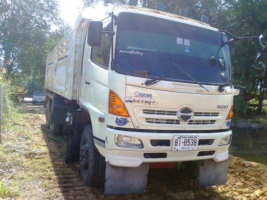 รถสิบล้อ HINO FM 1A 500 SERIES เครื่อง 330 แรงม้า ไมล์ 70,xxx กิโลเมตร รถใหม่ปี 54  ราคาต่อรองได้