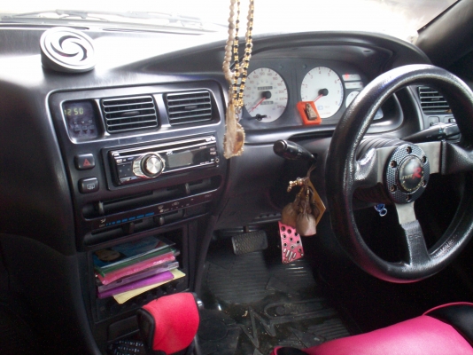 รถโตโยต้า3ห่วง AE101 ปี92 สีขาว 1.6GLi เกียร์AUTOกระจกไฟฟ้าเซนทรัลล็อก CD DVD แม็ก15 แก๊สLPG