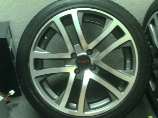 ขายล้อแม็ก VIOS TRD SPORTIVO ขอบ 17 4 รู 100