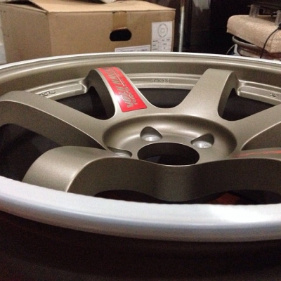 ขายล้อ TE37 ขอบ17 5รู114.3 น8.5ห9.5 ครับล้อใหม่