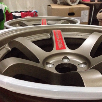 ขายล้อ TE37 ขอบ17 5รู114.3 น8.5ห9.5 ครับล้อใหม่