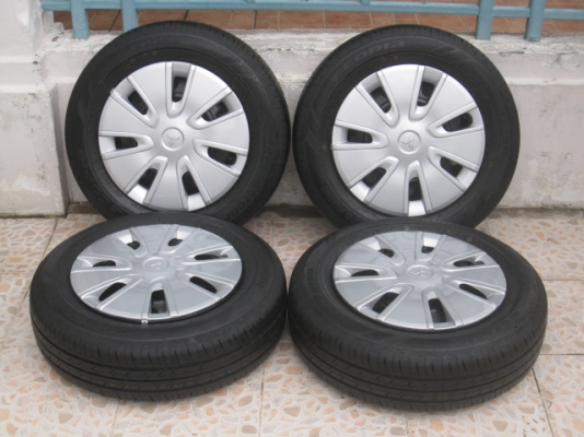 ขายกะทะล้อป้ายแดง Mitsu attrage ขอบ14 4รู100 +ยางยางผลิตสัปดาห์ที่ 27ปี13 สนใจติดต่อเล็กคลองสามครับ (081-3747940)