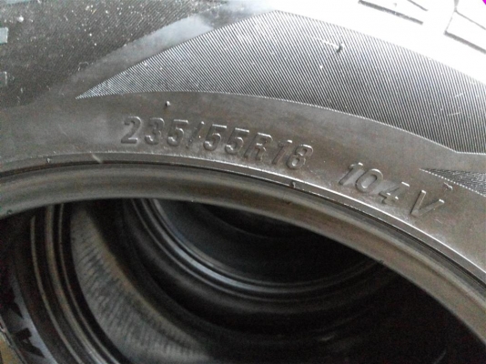 Maxxiss 235/55/18 ดอกหนาๆ ยางสวยมาก