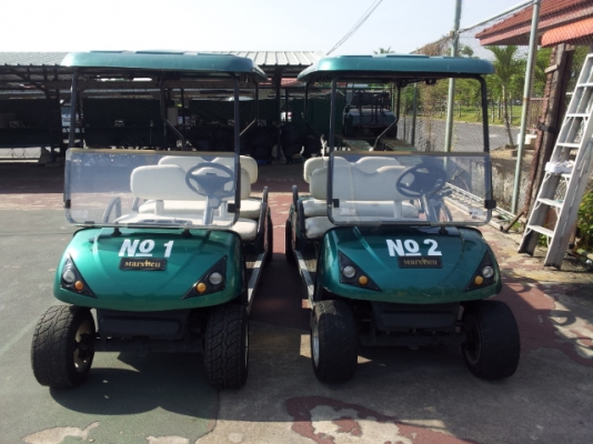 ขายรถกอล์ฟไฟฟ้า 4ที่นั้ง 2คัน และ 2ที่นั้ง 15คัน
