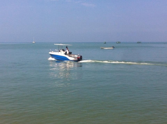 ต้องการขายเรือไฟเบอร์หล่อใหม่ขนาด24ฟุต