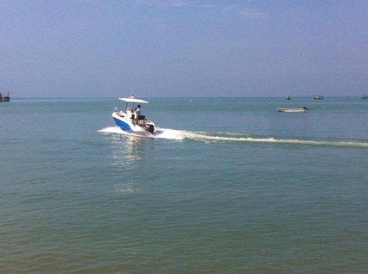 ต้องการขายเรือไฟเบอร์หล่อใหม่ขนาด24ฟุต