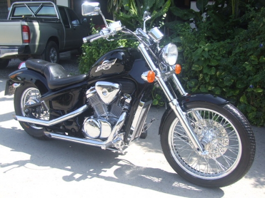 ขาย STEED 400 ปี94 ประกอบเก็บงานใหม่ สีดำถังใหญ่พิเศษ สรรพสามิต