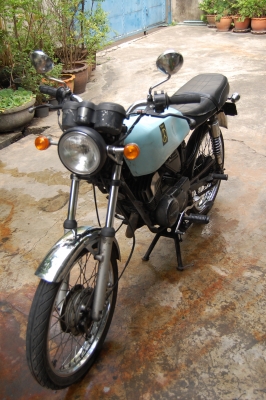 ขาย Kawasaki GTO เครื่องเดิม 5000บาท สีฟ้า มีเล่ม มีทะเบียน ต่อภาษีทุกปีครับ