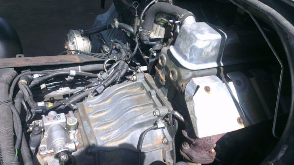 Canter รถหกล้อบรรทุกเล็ก ทะเบียนไม่ติดเวลา เครื่องGas นอกเดิม