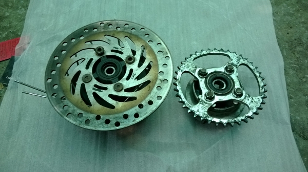 ขายดุม NSR พร้อมจานพร้อมสเตอร 650