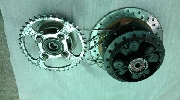 ขายดุม NSR พร้อมจานพร้อมสเตอร 650