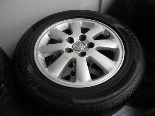 ขายล้อแม็ก Toyota Camry ขอบ 16 พร้อมยาง Hankook ปี 09 สภาพพร้อมใช้ 1 ชุด/เทิร์นได้-ใส่ฟรี