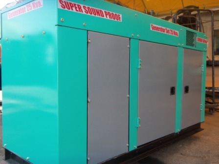 เครื่องปั่นไฟดีเซล 25 KVA. รับประกัน 6 เดือน