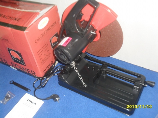 เครื่องตัดเหล็ก แผ่นไฟเบอร์ขนาด 14 นิ้ว TOWA ( CUT-OFF MACHINE 2800 WATT) รับประกัน 1 ปี ทนทาน