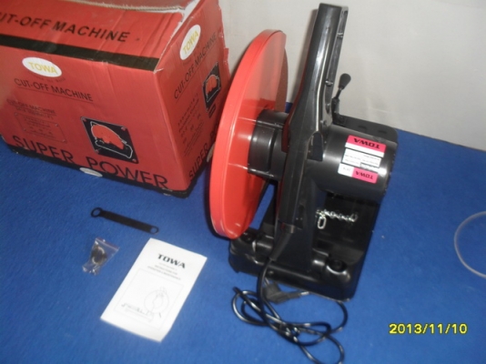 เครื่องตัดเหล็ก แผ่นไฟเบอร์ขนาด 14 นิ้ว TOWA ( CUT-OFF MACHINE 2800 WATT) รับประกัน 1 ปี ทนทาน
