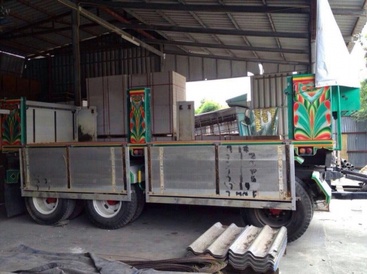 ขายสิบล้อ HIno MEGA FM 260 ปี50 พ่วงแม่ลูก ดั้ม หิน ทราย มิเนียม ลูก3 คาน