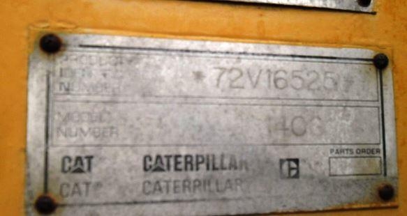 New stock CAT 140G Serial 72V16525 มาจากอเมริกา ถึงไทยเร็ว ๆ นี้ สภาพสวย