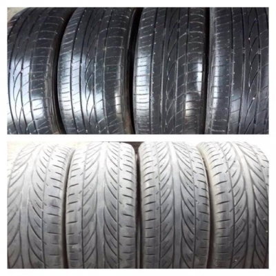 ขายยางปี10-11 Farken-Hankook 195-55-15 ดอกเยอะ ราคาชุดละ 3,500 บาท พร้อมใส่-ถ่วงฟรี!!!!