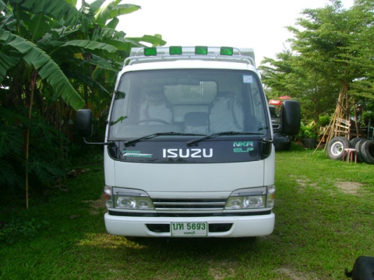 ISUZU NKR 71 E หัวการ์ตูนสูง LPG 100\% เครื่อง135แรงดั๊มไม่ติดเวลา