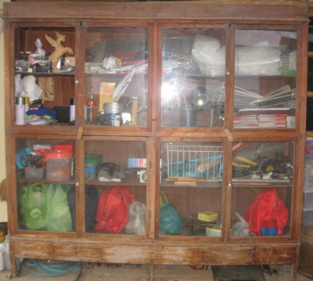 ขายตู้ไม้สัก 2x2 เมตร ลึก 70 เซนติเมตร