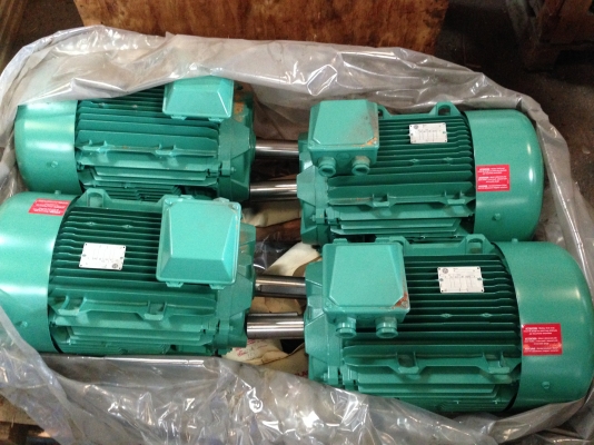 ขายมอเตอร์ใหม่ US motor 25 HP. 1450 RPM. 380 V อยู่ในลัง ชุดสุดท้ายเหลือ 3 ตัวครับ