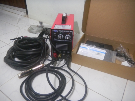 ขายตู้เชื่อมทิก WELPRO TIG160D สภาพเกือบ100\% อายุไม่ถึง 2 เดือน อุปกรณ์ทุกอย่างอยู่้่้ครบครับ