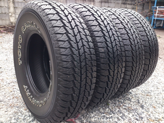 ขายยางใหม่ปี09 TOYO ขนาด 31&times;10.50R15 MADE  IN  JAPAN  จำนวน  4  เส้น ราคา 8500