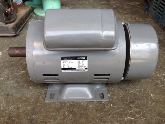 ขายมอเตอร์ Hitachi 2 HP. 1450 RPM. ไฟบ้าน สภาพสวยมาก ใช้งานมาน้อย พร้อมใช้งาน